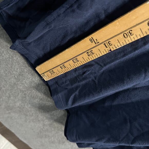 Duddl Duds Flexwear v-Neck Jumpsuit Oxford Navy, Medium Regular Wide Leg - Picture 11 of 15